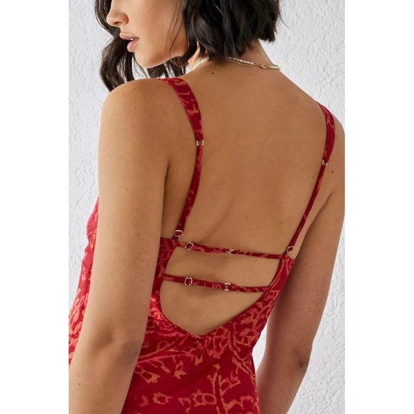 Free People Mystical Mindset Printed Maxi in scarlett combo Size M - Picture 6 of 15